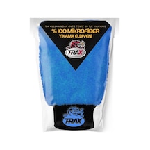T-RAX %100 Mikrofiber Oto Yıkama ve Pasta Eldiveni Mavi