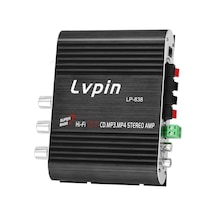 Mini Hıfı Ses Stereo Güç Amplifikatörü Subwoofer Mp3 Araba Radyo Kanalları 2 Ev Süper Bas Lvpin 838