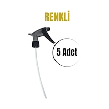Fısfıs Sprey Başlığı - Renkli Kimyasala Dayanıklı Fısfıs 5 Adet