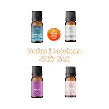Nefes-i Mevlana Oda Kokusu 3'lü Set- Doğal Esansiyel Uçucu Yağ, Difüzör Esansı, Buhurdanlık Yağı Karışık