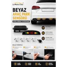 Honda Civic Fc5 Executive Beyaz Araç Park Sensörü Dijital Ekranlı 4'lü Ses İkazlı
