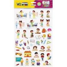 Nova Color Eğitim Eva Sticker Çıkartma 20X30 CM A4 Nc-688