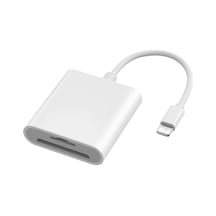 Ga27 İ-os İ-pad Ve İ-phone Uyumlu 8 Pin Lighting Çevirici Adaptör Micro Sd Ve Sd Kart Okuyucu 8 Pin