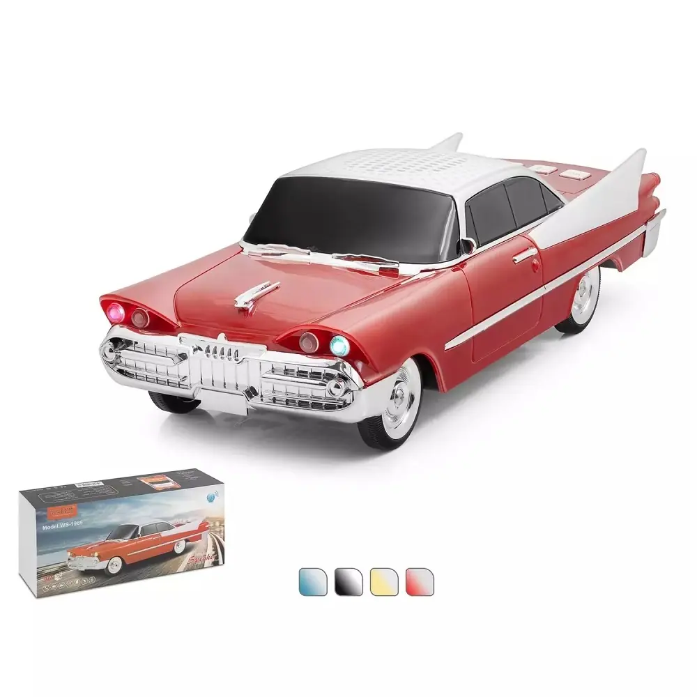 Hadron Ws1965 Bluetooth Speaker Classic Car Kırmzı