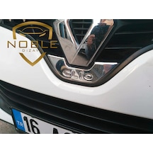 Renault Clio 4 Krom Amblem Çerçevesi 2012-2016 Paslanmaz Çelik