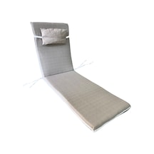 Taşınabilir Fermuarlı Şezlong Minderi Yastıklı Plaj Kamp Çadır Yatağı 50x180x5 Cm Diğer