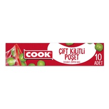 Cook Kilitli Buzdolabı Poşeti 10 Adet - 7 Adet Tarı