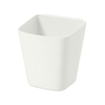 Sunnersta Askılı Raf Düzenleyici Kutu - 12x11 Cm - Beyaz Plastik Beyaz Tr Diğer