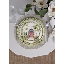 The Mia Palma Pasta Tabağı 6lı Set 19 Cm Çok Renkli