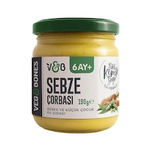 Veg&bones Bebek Çorbası 190g Sebze - Ek Gıda 6'li Avantaj Paketi - 6 Adet Tarı