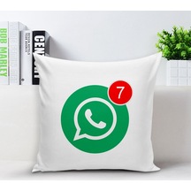 Kişiye Özel Whatsapp Beyaz Yastık Kılıfı