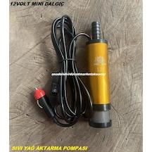 Mrs 12volt 1/2 Zeytin Yağ Pompası Mazot Sıvı Aktarma Pompası Mini Dalgıç Çakmaklık