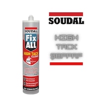 Fix All High Tack Korniş Yapıştırıcı Montaj Silikonu Şeffaf 290Ml Şeffaf