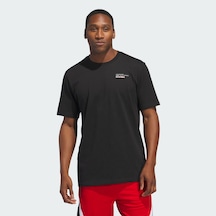 Black Adidas Erkek Basketbol T-shirt Sum Photo T Jı7121 Siyah