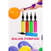 Balon Şişirme Pompası Manuel Folyo Ve Normal Balon Uyumlu Diğer