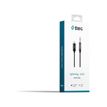 Aux-lightning Ses Kablosu 100cm Siyah