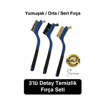 Svein Premium Mini Tel Fırça Seti 3'lü
