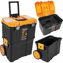 Hesaplı Hırdavat Super-Bag 5039 Büyük Tekerlekli Çift Katlı