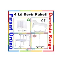 Muayene Masası Paravan Eskoba Serum Askısı Osgb Isgb