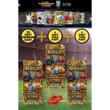 Panini Adrenalyn Fifa 365 - 2025 Premium Gold Card - Özel Futbolcu Kartları - 3 Paket