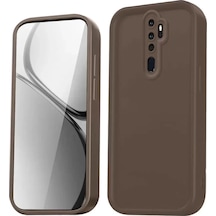 Newface Xiaomi Redmi Note 8 Pro Kılıf Viera Silikon - Kahverengi