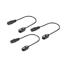 Xindoker Gitar Pedalı İçin 9v Pil Bağlantı Kablosu - 2.1mm X 5.5mm Femele Plug, 20cm Uzunluk, 3 Adet Paket