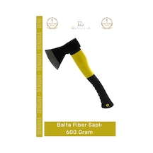 Balta Karbon Çelik Profesyonel Kampçı Bahçe Odun Kesme El Aleti Balta Fiber Saplı 600 Gram