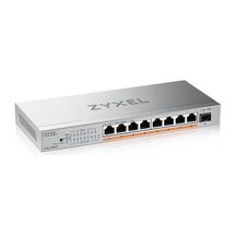 Zyxel 8port Xmg-108hp 2.5 Gıgabıt 1-sfp 10gbe 100w Yönetilemez Poe Swıtch