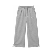 Zaee Supra Nakışlı Ayarlanabilir Paça Baggy Eşofman Altı gri