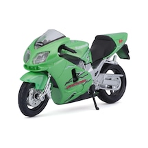 1:18 Kawasaki Ninja Zx-12r Model Motor Metalik Yeşil 31300