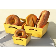 Paçi Premium Sofra Serisi Bambu 3'lü Set Ekmeklik Sku: Smgstka476fef97e