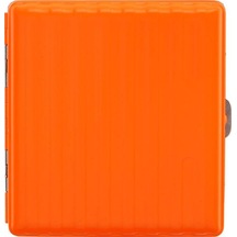 Bavul Desen Metal Kısa Sigara Tabakası 18li Orange