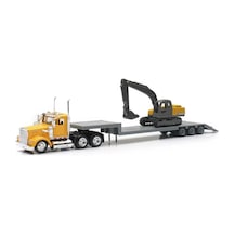 Mey İthalat 1:43 Long Haul Kenworth Taşıyıcı Tır Ve Ekskavatör