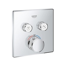 Grohe Grohtherm Smartcontrol Çift Valfli Akış Kontrollü Ankastre Termostatik Duş Bataryası 29124000