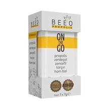 Beeo On The Go Propolis 7g 7'li - Zerdeçal Zencefil Tarçın Ham Bal Karışımı 5'li Avantaj Paketi Tarı