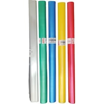 Renkli Şeffaf Rulo Kaplık Buzlu 40 CM X 150CM 5 Renk