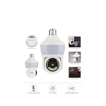 Torima CMR-26 360 Full HD 1080P Ampül Wifi Smart Ip Güvenlik Kamerası Beyaz