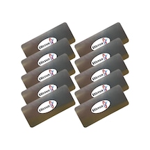 Rötuş Rütüş Rutuş Çeliği 4cmx9cm 10 Adet  Ekstra Çapağı Alınmıştır