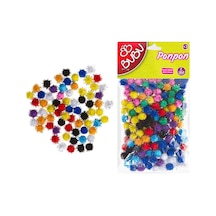 Bu-bu Pon Pon Simli 1 Cm 200 Lü Karma 10x10 Bubu00111