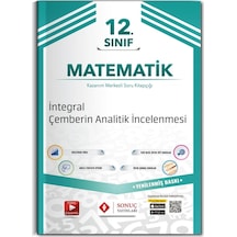 Sonuç Yayınları 12.sınıf İntegral Çemberin Analitik İncelenmesi