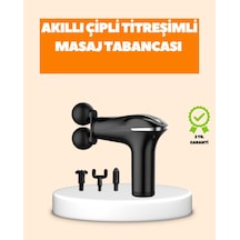 Titreşimli Masaj Aleti Şarjlı Masaj Tabancası Spor Sonrası Kas Gevşetici Siyah