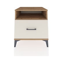 Kronos Komodin Tek Raflı Tek Çekmeceli 60x59x64 Çam-aytaşı Çam