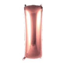 40" Folyo Harf 100cm "ı" Rose Gold Rose Gold