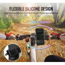 Telefon Tutucu Esnek Silikon Örümcek Bisiklet Telefon Tutacağı Diğer