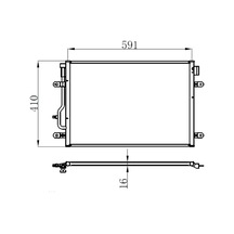 Oris Klima Kondenseri A4 1.6i-1.8t-1.9tdi-2.0i 03-05 605x401x16 Oto.-mek. Orıs Cau040016 8e0260401d-8e0260403d