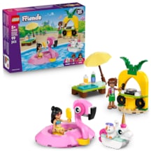 LEGO® Friends Tek Boynuzlu At ve Flamingo Havuz Partisi 42658 - 5 Yaş ve Üzeri Çocuklar için Yaratıcı Oyuncak Yapım Seti (99 Parça)