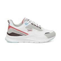 Kinetix Santos Pu W 4pr Beyaz Kadın Sneaker Beyaz-a Gri-Mürdüm Beyaz - Gri - Mürdüm