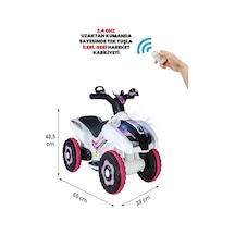 Kumandalı Akülü Araba 6 Volt 2-4 Yaş Prenses