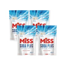 Miss Soda Plus Çamaşır Sodası Beyaz Sabun Kokulu 500 Gr 4 Lü