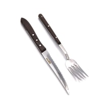 Solingen Steak Bıçağı 4'Lü Set 2 Bıçak 2 Çatal Et Bıçağı Çatal